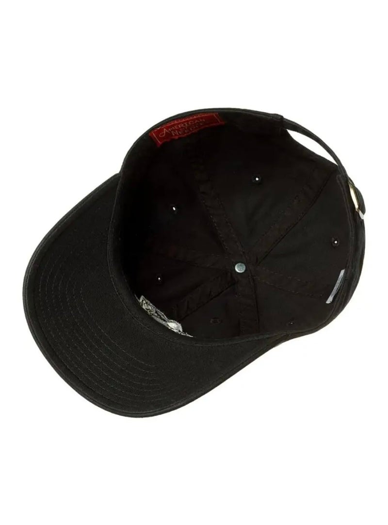 AMERICAN NEEDLE Pittsburgh Penguins Unisex Blue Line Officially Licensed NHL National Hockey League Team Baseball Hat Adjustable Buckle Strap Dad Cap (40742B-PPN-BLK) - Image 2